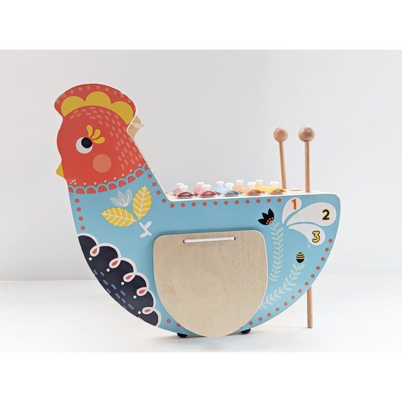 Manhattan Toy Company Other - Manhattan Toy Musical Chicken Wooden Instrument for Toddlers with Xylophone